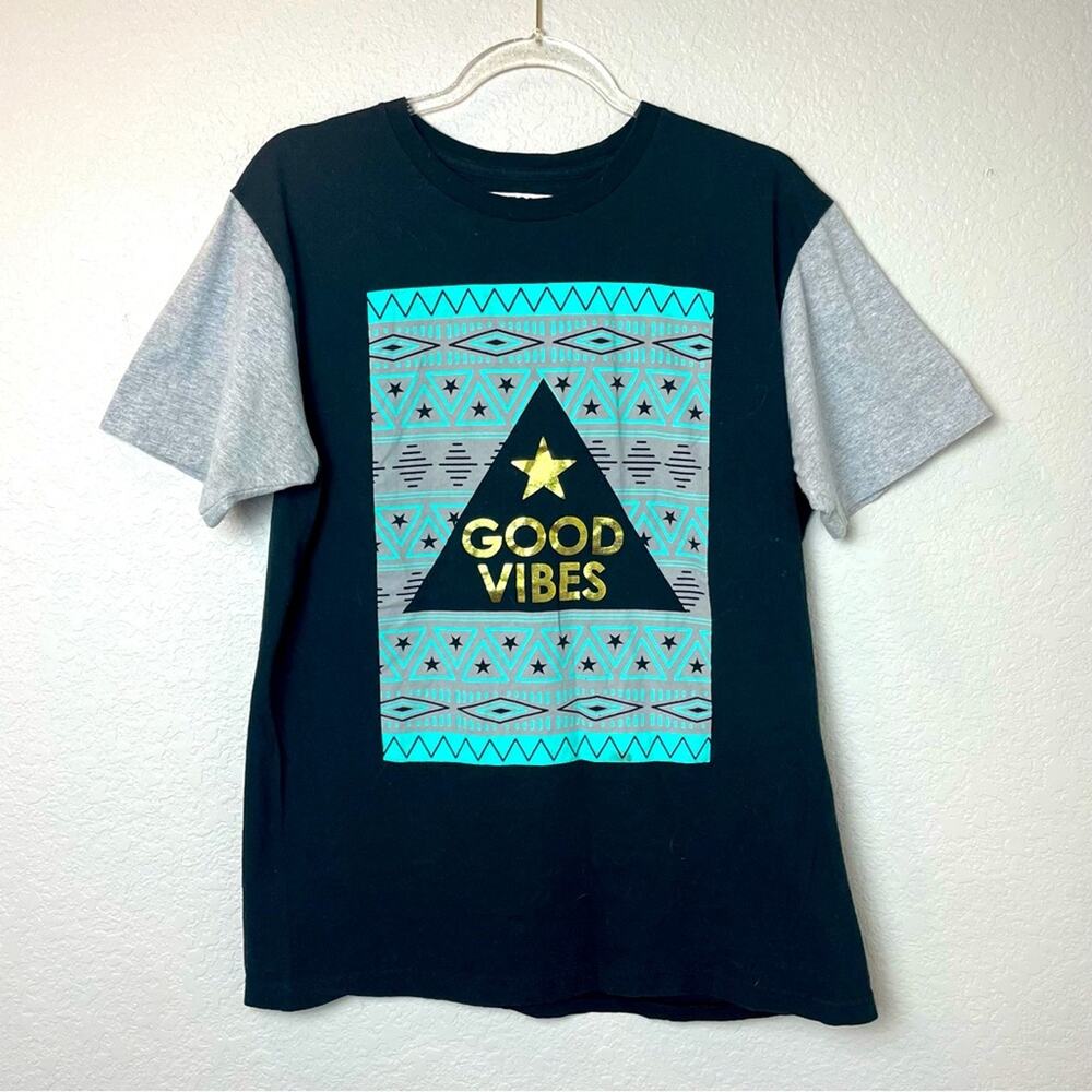 HORIZON NY Good Vibes Graphic Tee Size L